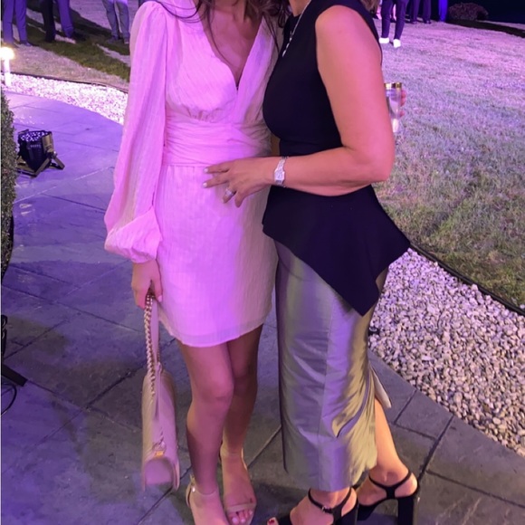 Long Sleeve Pink Mini Dress - Picture 7 of 7